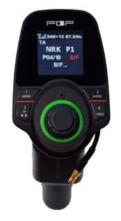 POPyourCAR 2.3 - dab radio adapter til bil, superenkel og trafikksikker